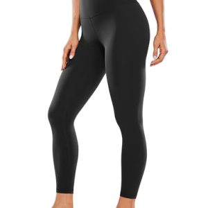 Womens Butterluxe High Waisted Yoga Leggings 25" - Double Seamed Buttery Soft Comfy Athletic Gym Workout Pants