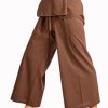 Thai Fisherman Pants - Hakama Pants Adjustable & Stylish for Yoga, Meditation, Dance, Martial Arts & More
