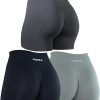 Dream Collection Women Workout Shorts High Waist Gym Shorts, Scrunch Butt Seamless Athletic Shorts