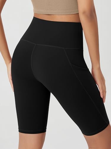 Women's Tummy Control Biker Shorts 2.0 with Pockets High Waist Athletic Workout Yoga Shorts-3.5''/ 5"/ 8" / 10" Inseam