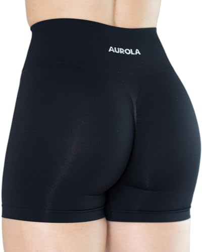 Dream Collection Women Workout Shorts High Waist Gym Shorts, Scrunch Butt Seamless Athletic Shorts