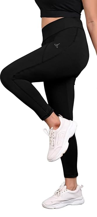 Gym Pants for Women - Stylish Workout and Yoga Wear & Purple Skinny Super Stretch Dryfit Fabric Lower Stretchable, MAROON, 25