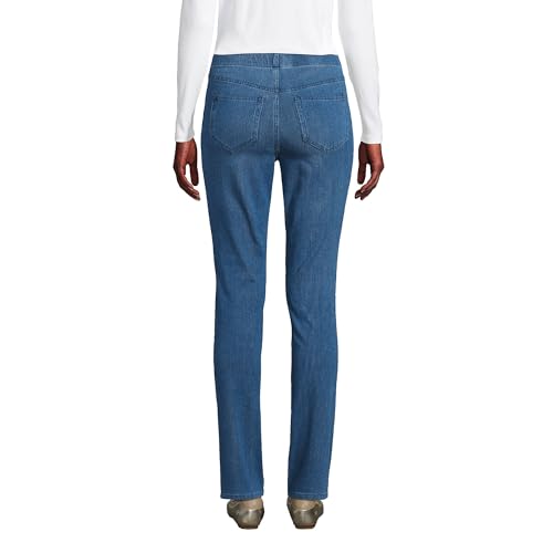 Women's Starfish High Rise Knit Denim Straight Jeans