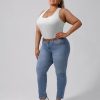 Plus Size Women's Casual Sports Tank Top,Breathable and Soft, for Sports and Daily Life Wear