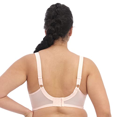 Women's Morgan Banded Comfort & Support. Three-Section Cup, Side Frame, Stretch Lace. Solid Color Dd+ Bras