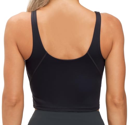 Womens' Sports Bra Longline Wirefree Padded with Medium Support