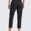 Womens Casual 7/8 Pants 25"- Lightweight Workout Outdoor Athletic Track Travel Lounge Joggers Pockets