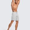 Men's Linerless Workout Shorts - 7'' Quick Dry for Running Sports Athletic Gym with Pockets