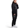 Team Unisex Half-Quilted Hooded Jacket Regular Fit Full Zip Insulated Panels