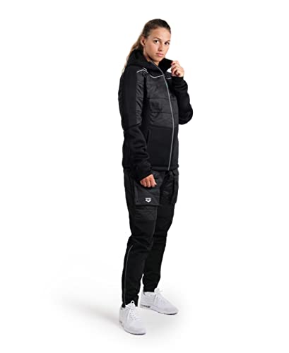 Team Unisex Half-Quilted Hooded Jacket Regular Fit Full Zip Insulated Panels