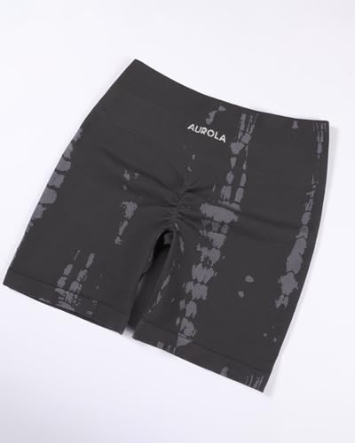Serpent Seamless Scrunch Workout Shorts for Women,Tummy Control Squat Proof Ribbed Thick Active Gym Short