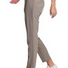 Women's Ankle Pant, Quick Drying Lightweight Stretch Woven Flat-Front Straight Leg Pants