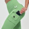 Women’s Active wear Leggings, High Waist Cargo Pockets Design, Squat-Proof and Non See-Through Pants for Workout, Yoga, Running,