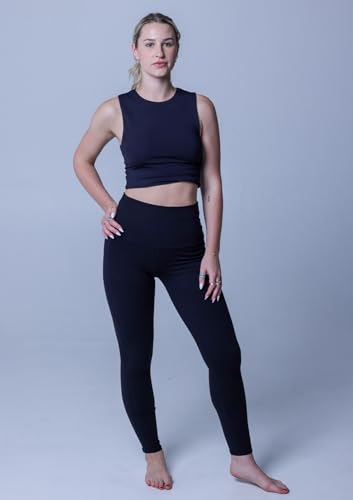 Premium Organic Cotton Leggings for Women | High Waist Leggings with Pockets. Perfect for Yoga, Fitness or All Day Wear.