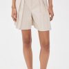 Women's Pleated Shorts