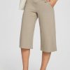 Women's Wide Leg Yoga Capris Pants with Pockets Crossover Waist Loose Plus Size Cropped Pants Casual Summer