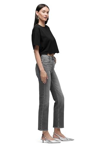 Remi High-Rise Straight Leg Ankle Jean