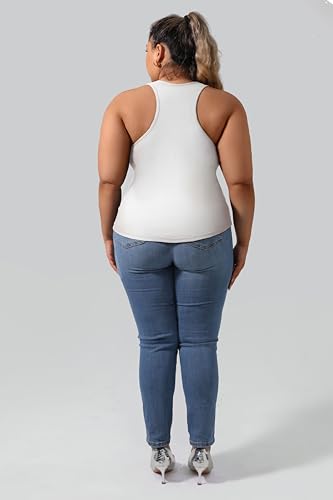 Plus Size Women's Casual Sports Tank Top,Breathable and Soft, for Sports and Daily Life Wear
