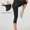 Capri Leggings for Women High Waisted Capri Leggings with Pockets for Women Tummy Control Yoga Pants Women