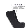 Anti Skid Non Slip Slipper Socks Men Grippy Socks Woman Yoga Pilates Barre Hospital Old Age | 2 Pairs, L/XL/XXL
