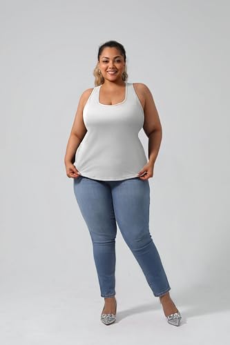 Plus Size Women's Casual Sports Tank Top,Breathable and Soft, for Sports and Daily Life Wear