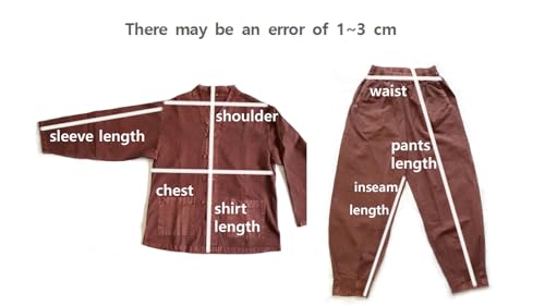Men Women Cotton 100% Embroidery Shirt or Pants Zen Meditation Clothing
