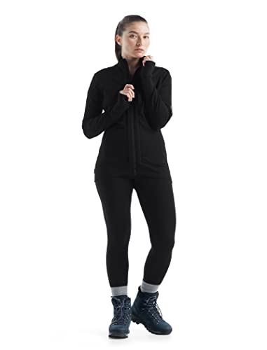 Women's Quantum Iii Long Sleeve Wool Athletic Full Zip Sweater