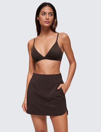 Softhold Womens Double Lined Triangle Bralette - Adjustable Straps Unlined Wireless Cami Plunge T-Shirt Everyday Bra