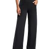 Wide Leg Pants Woman Yoga Pants with Pockets Stretch Loose Casual Lounge Sweatpants Petite/Regular/Tall
