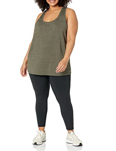 Women's Active Quick Dry Tech Stretch Racerback Tank Top (Available in Plus Size), Multipacks