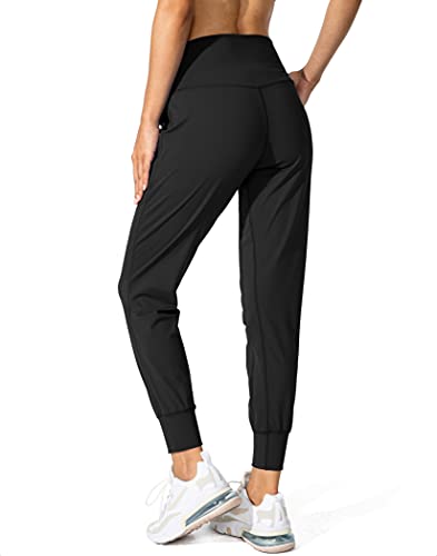 31ZGOE137pS.jpg Women's Joggers High Waisted Yoga Pants with Pockets Loose Leggings for Women Workout, Athletic, Lounge