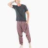Harem Boho Cotton Summer Pants for Women, Loose Lightweight Pants for Women with Pockets, Womens Casual Beach and Yoga Pants