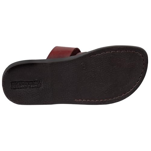 Mens/Womens Leather Biblical Sandals/Slides From Jerusalem (Shepherd's Field II)