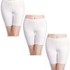 Women's Anti Chafing Cotton Underwear Boy Shorts Long Leg Boyshorts Panties 3 Pack