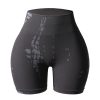 Serpent Seamless Scrunch Workout Shorts for Women,Tummy Control Squat Proof Ribbed Thick Active Gym Short