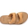 Womens Yoga Twist-N-Slide Sandal | Platform Sandals for Women | Yoga Mat Footbed with 1.25" Platform