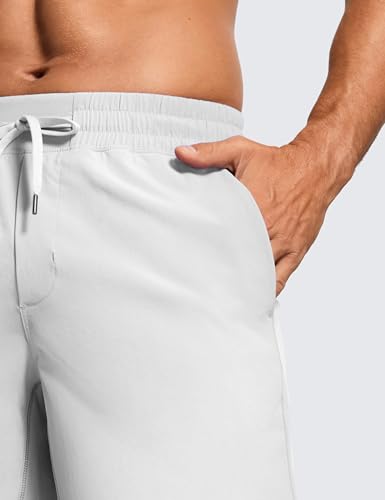 Men's Linerless Workout Shorts - 7'' Quick Dry for Running Sports Athletic Gym with Pockets