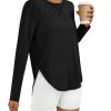 Long Sleeve Workout Tops for Women Athletic UPF 50+ Sun Rash Guard Shirts Running SPF Gym Quick Dry Clothes