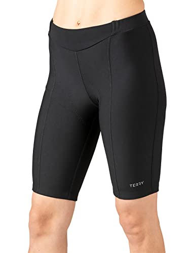 Touring Bike Shorts Womens Padded 10 Inch Long Inseam Cycling Shorts for Women Compression Pockets Leg Grippers