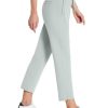 Women's Golf Pants with Pockets Petite Stretch Work Pant High Waisted Sweatpants for Travel Athletic