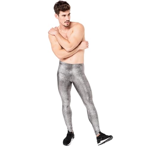 Metallic & Special Material Men's Leggings