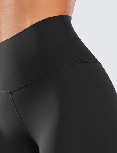 Womens Butterluxe High Waisted Yoga Leggings 25" - Double Seamed Buttery Soft Comfy Athletic Gym Workout Pants