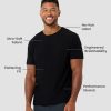 Workout Shirts for Men - Ultra-Lightweight Short Sleeve Tees Athletic Gym Running S - 4XL