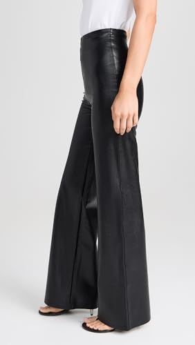 Women's Faux Leather Wide Leg Pants