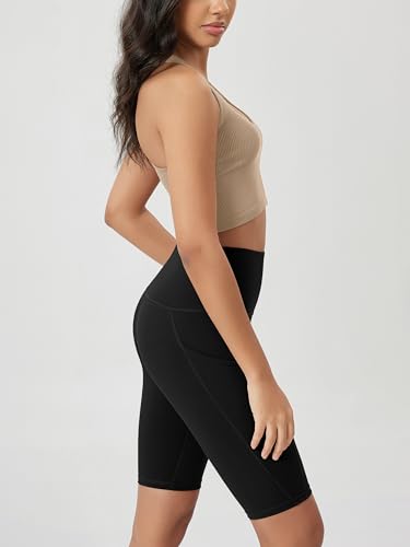Women's Tummy Control Biker Shorts 2.0 with Pockets High Waist Athletic Workout Yoga Shorts-3.5''/ 5"/ 8" / 10" Inseam