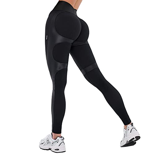 High Waisted Tummy Control Leggings for Women - Body Shaping Workout Leggings High Waist - Gym Legging, Yoga Pants