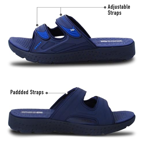 SIMPLUS Wide Women Non-Slip Cuhion Yoga Mat Athletic Slide Sandals