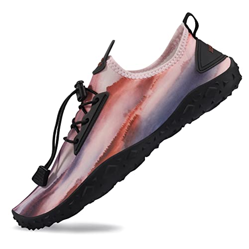 Men Women Water Sports Shoes Slip-on Quick Dry Aqua Swim Shoes for Pool Beach Surf Walking Water Park