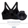 Women's Racerback 2.0 Sports Bra for High Impact Running, Workouts & Sports with Maximum Support