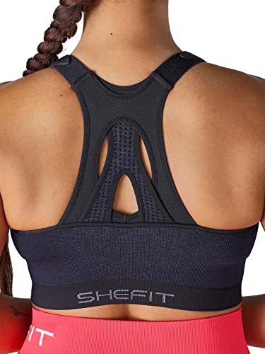 Seamless Sports Bra for Women Adjustable Straps Wire Free Support for Low Impact Sports Yoga, Cycling, and Hiking
